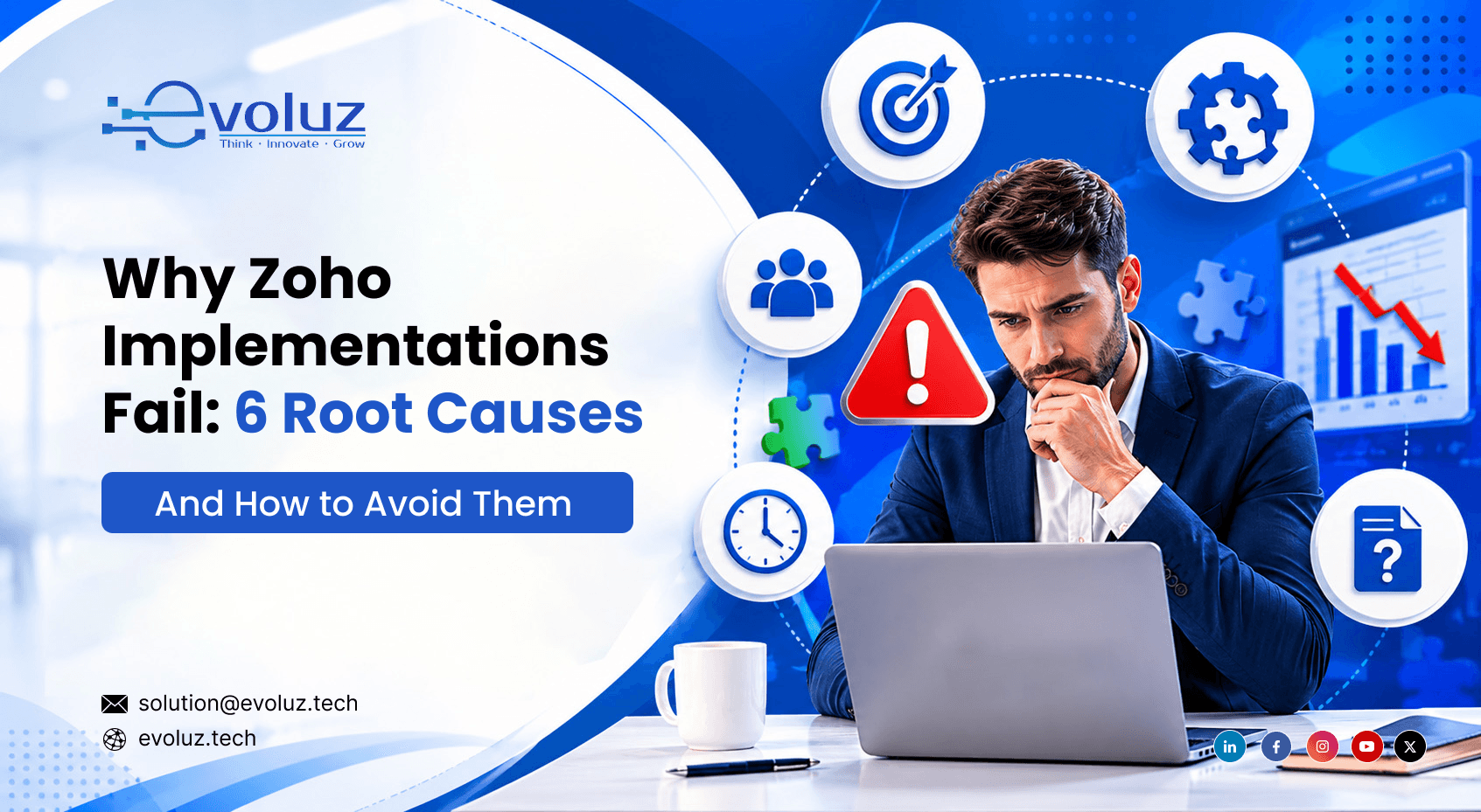 Why Zoho Implementations Fail: 6 Root Causes (And How to Avoid Them)